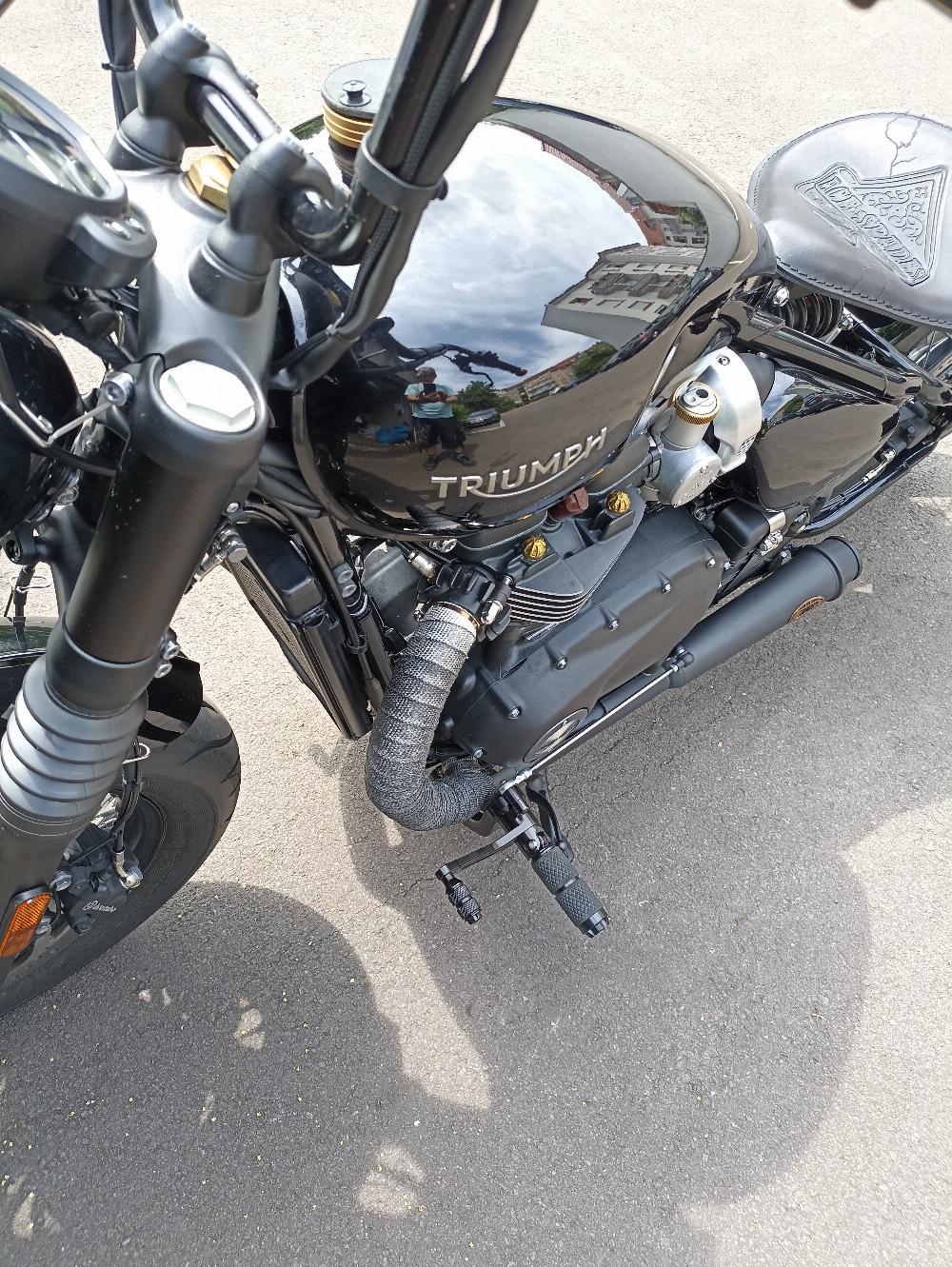 Motorrad verkaufen Triumph Bobber Black Ankauf